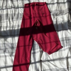 lululemon athletica Red Leggings